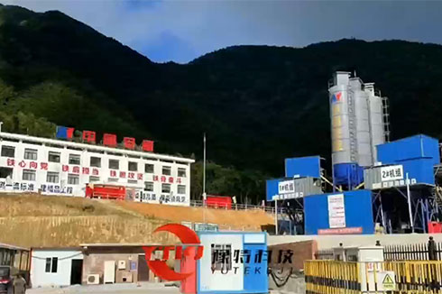 豫特科技助力安能集團(tuán)水電站重點(diǎn)項(xiàng)目，機(jī)制砂生產(chǎn)線。